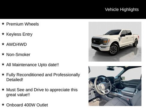 Certified 2023 Ford F150 XLT w/ Equipment Group 302A High AWD/4WD image 26