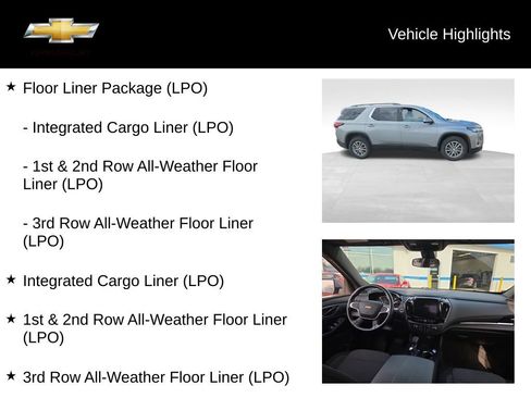 Used 2023 Chevrolet Traverse LT w/ LPO, Floor Liner Package AWD/4WD image 15
