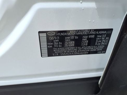 Used 2022 Hyundai Santa Fe SEL FWD image 34