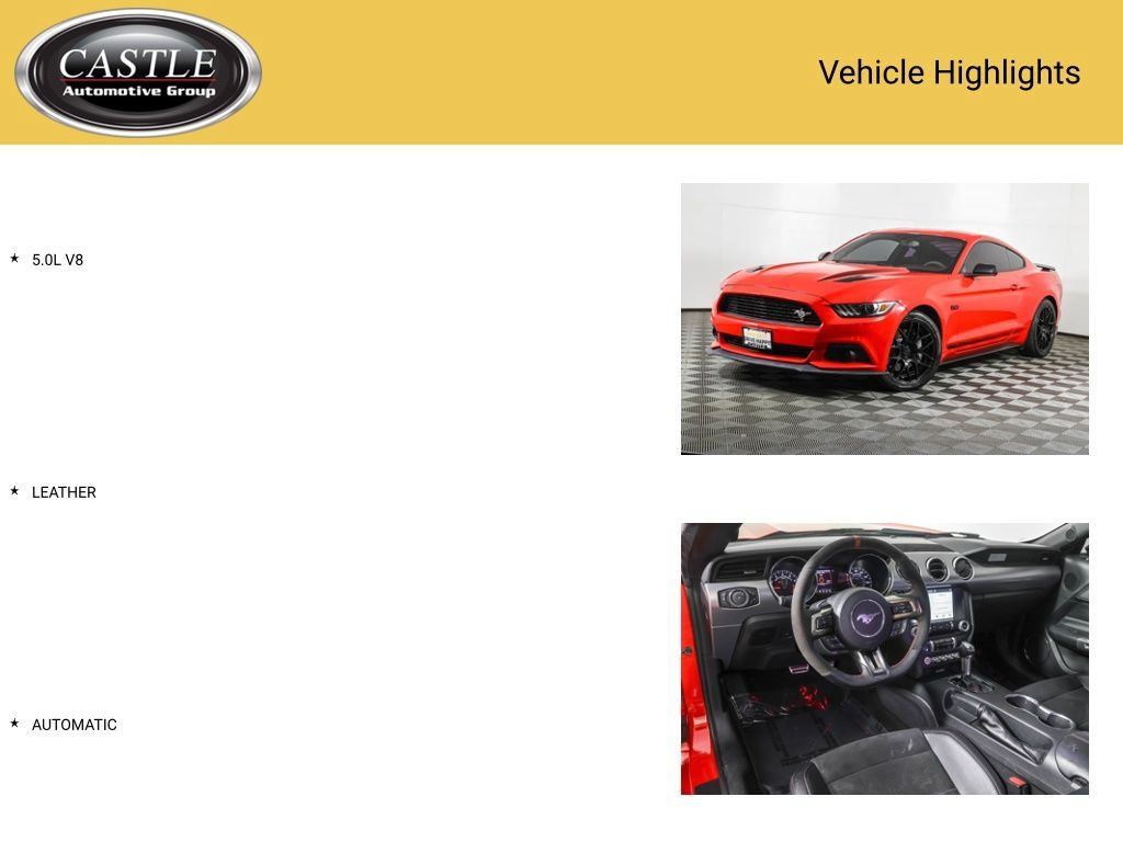 Used 2017 Ford Mustang GT Premium w/ Enhanced Security Package RWD image 3