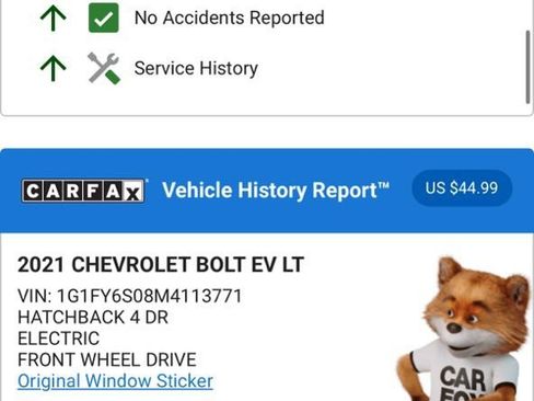 Used 2021 Chevrolet Bolt LT image 4