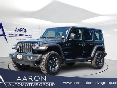 Used 2022 Jeep Wrangler Unlimited Rubicon 4xe w/ Cold Weather Group AWD/4WD image 1