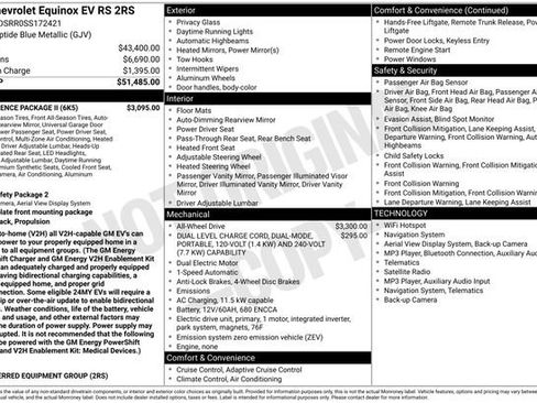 Used 2025 Chevrolet Equinox EV RS w/ Convenience Package II AWD/4WD image 20