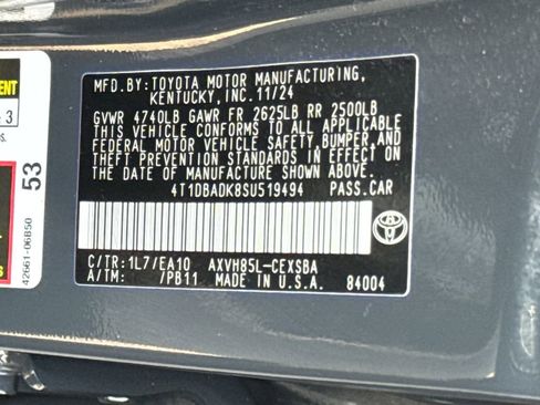 Used 2025 Toyota Camry SE w/ Convenience Package AWD/4WD image 45