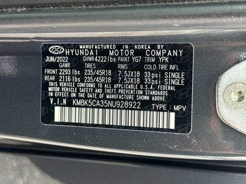 Used 2022 Hyundai Kona Limited w/ Cargo Package AWD/4WD image 30