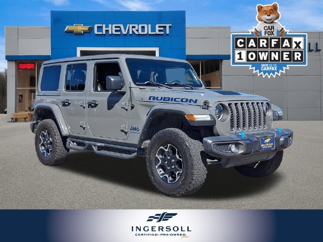 Used 2023 Jeep Wrangler Unlimited Rubicon 4xe AWD/4WD image 1