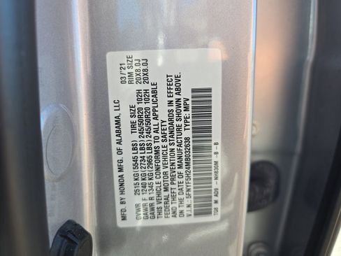 Used 2021 Honda Pilot Special Edition image 32