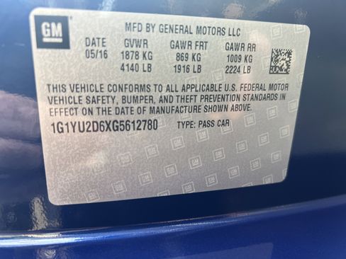 Used 2016 Chevrolet Corvette Z06 w/ 3LZ Preferred Equipment Group image 16