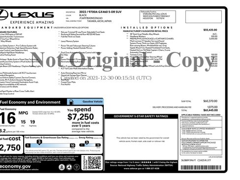 Used 2022 Lexus GX 460 Premium AWD/4WD image 3