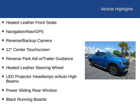 Used 2024 Ford Ranger Lariat w/ Advanced Towing Package AWD/4WD image 12
