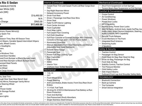 Used 2020 Kia Rio S image 21