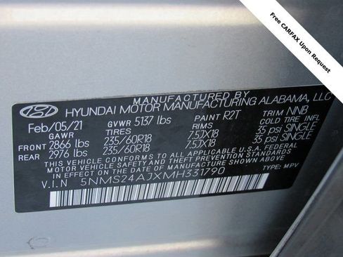 Used 2021 Hyundai Santa Fe SEL image 19