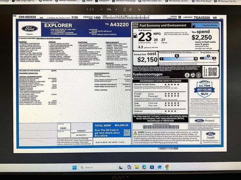 New 2026 Ford Explorer ST-Line w/ ST-Line Street Pack AWD/4WD image 13