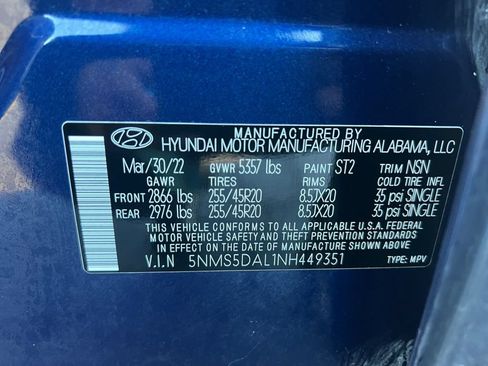 Used 2022 Hyundai Santa Fe Calligraphy AWD/4WD image 41