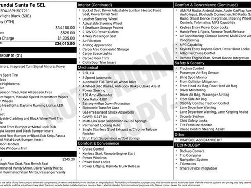 Certified 2023 Hyundai Santa Fe SEL AWD/4WD image 12