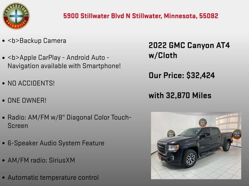 Used 2022 GMC Canyon AT4 image 5