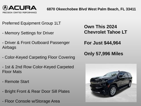 Used 2024 Chevrolet Tahoe LT AWD/4WD image 6