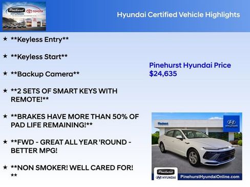 Certified 2025 Hyundai Sonata SE FWD image 36