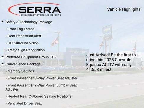 Certified 2025 Chevrolet Equinox ACTIV w/ Safety and Technology Package AWD/4WD image 3