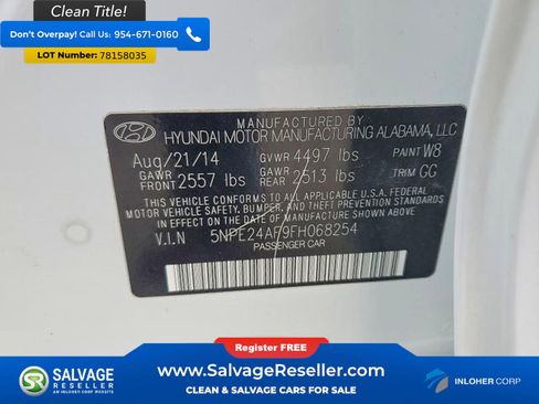 Used 2015 Hyundai Sonata SE image 11