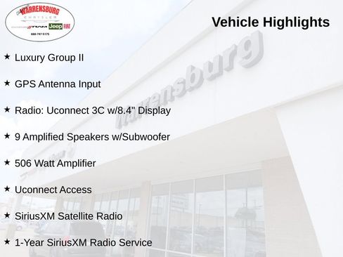 Used 2017 Jeep Grand Cherokee Limited w/ Luxury Group II AWD/4WD image 6