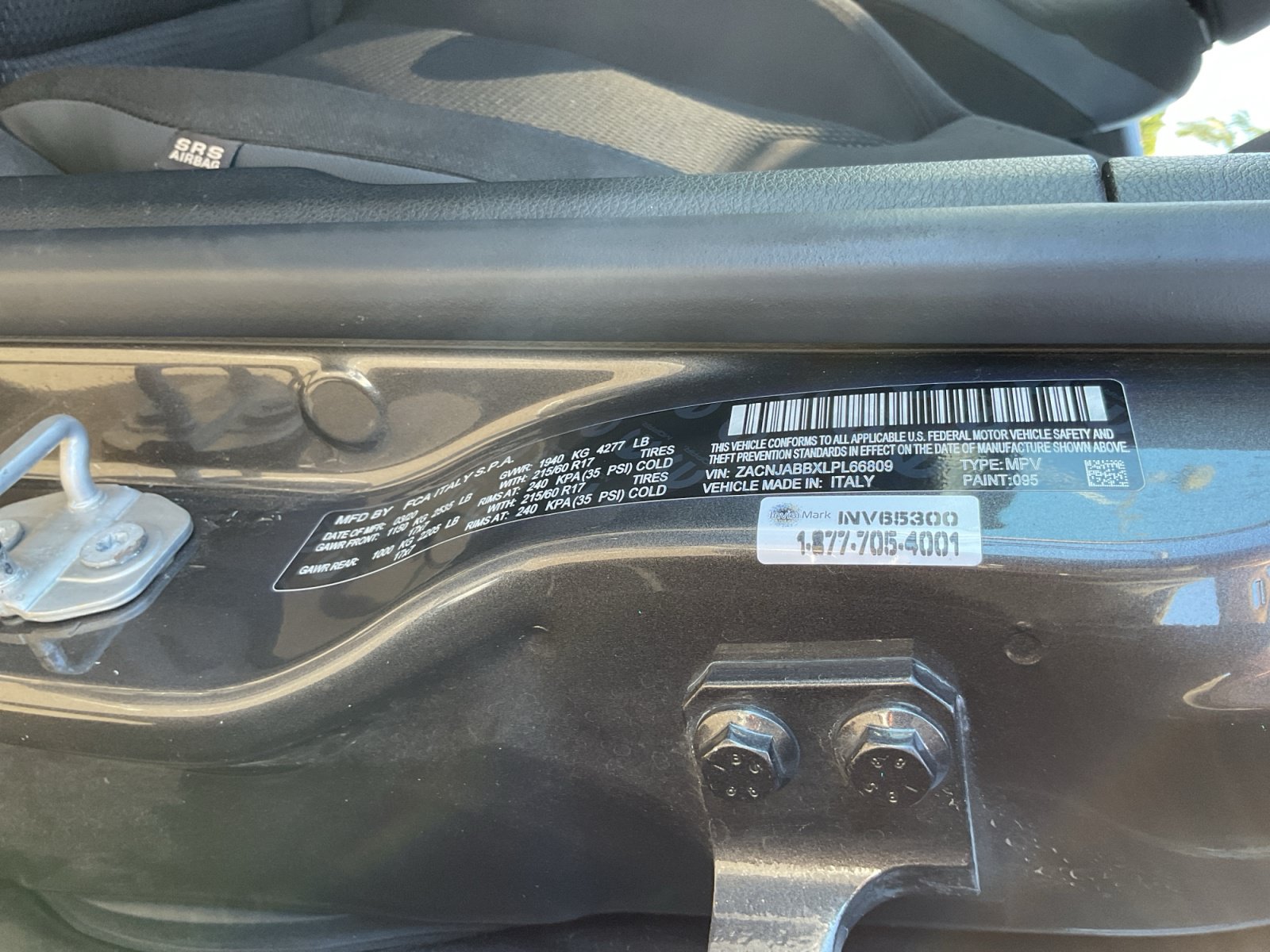 Used 2020 Jeep Renegade Altitude FWD image 27