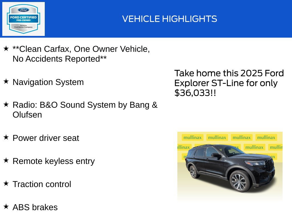 Used 2025 Ford Explorer ST-Line AWD/4WD image 18