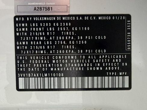 Used 2020 Volkswagen Tiguan S image 15