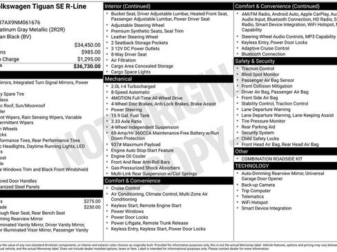 Certified 2022 Volkswagen Tiguan SE R-Line AWD/4WD image 7