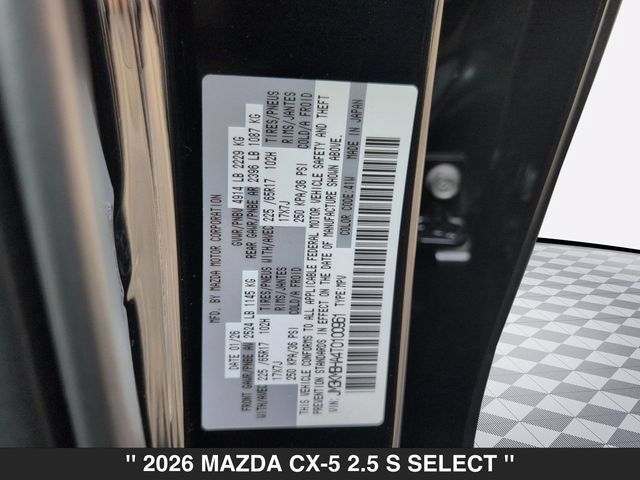 New 2026 MAZDA CX-5 Select AWD/4WD image 30