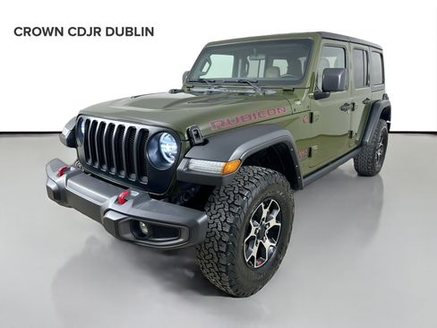 Used 2021 Jeep Wrangler Unlimited Rubicon w/ LED Lighting Group AWD/4WD image 1