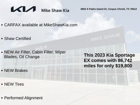 Used 2023 Kia Sportage EX FWD image 3
