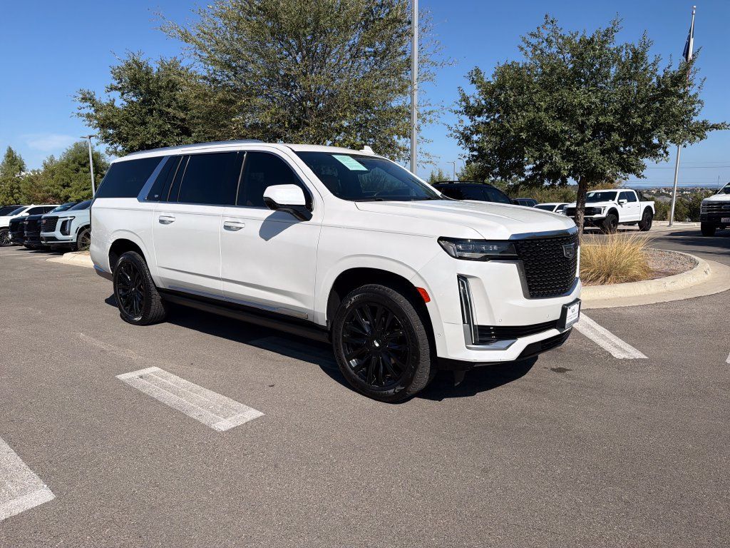Used 2021 Cadillac Escalade ESV Premium Luxury w/ Driver Assist Tech Package RWD 360° Tour
