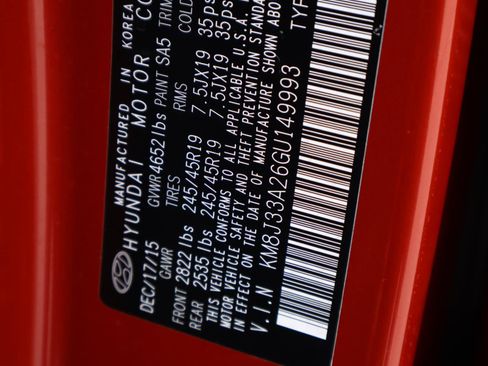 Used 2016 Hyundai Tucson Limited image 20