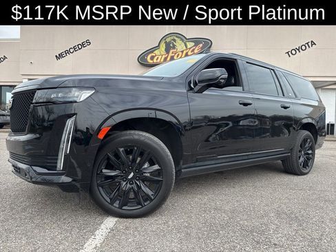 Used 2022 Cadillac Escalade ESV Sport Platinum w/ Heavy-Duty Trailer Package image 1