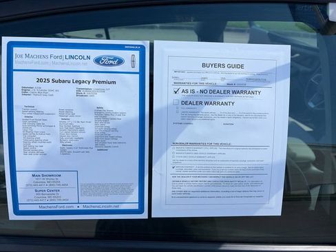 Used 2025 Subaru Legacy Premium w/ Popular Package #1A AWD/4WD image 36