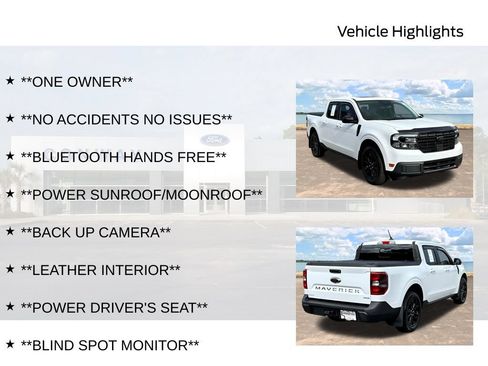 Certified 2023 Ford Maverick Lariat w/ Lariat Luxury Package AWD/4WD image 6