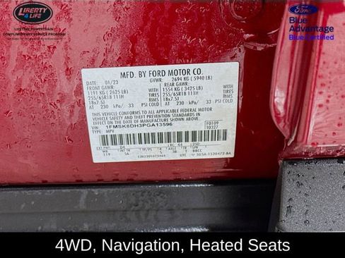 Certified 2023 Ford Explorer XLT w/ Equipment Group 202A image 32