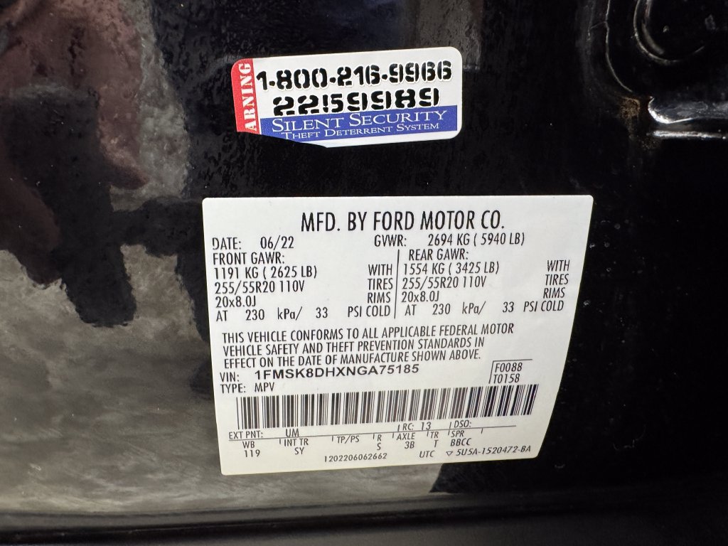 Certified 2022 Ford Explorer XLT w/ Equipment Group 202A AWD/4WD image 35