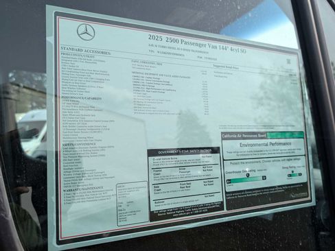 New 2025 Mercedes-Benz Sprinter 2500 image 18