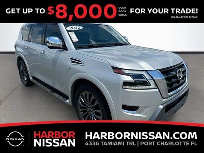 Used 2022 Nissan Armada Platinum w/ Captain's Chairs Package
