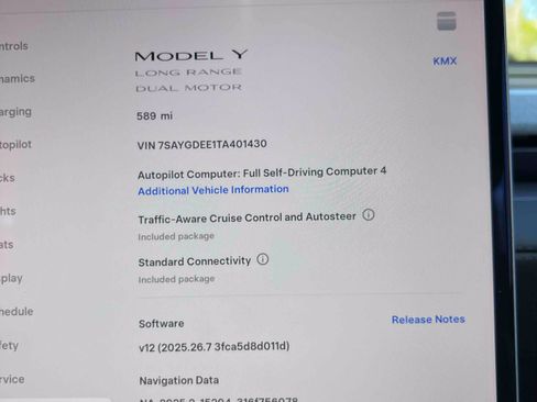 Used 2026 Tesla Model Y Long Range AWD/4WD image 15