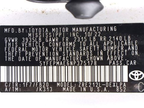 Used 2022 Toyota Corolla LE FWD image 40