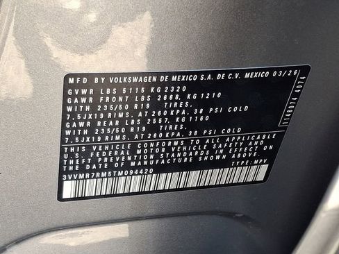 New 2026 Volkswagen Tiguan SE AWD/4WD image 11