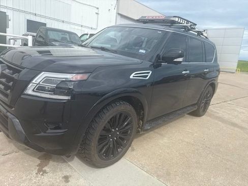 Used 2022 Nissan Armada SL w/ Midnight Edition Package RWD image 1