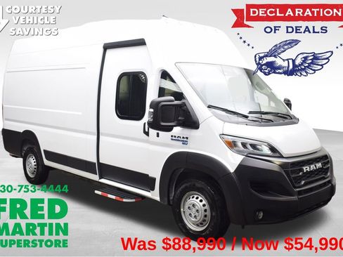 New 2024 RAM ProMaster 3500 w/ Delivery Van Package image 1