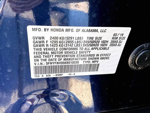 Used 2019 Honda Passport EX-L image 32