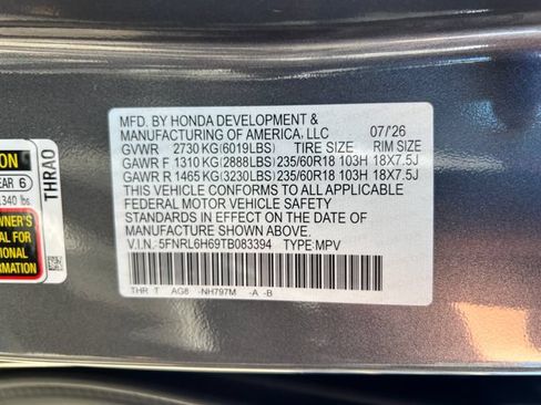 New 2026 Honda Odyssey EX-L image 21