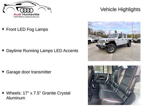 Used 2022 Jeep Gladiator Rubicon w/ LED Lighting Group image 12