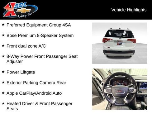 Certified 2019 GMC Acadia SLT image 2